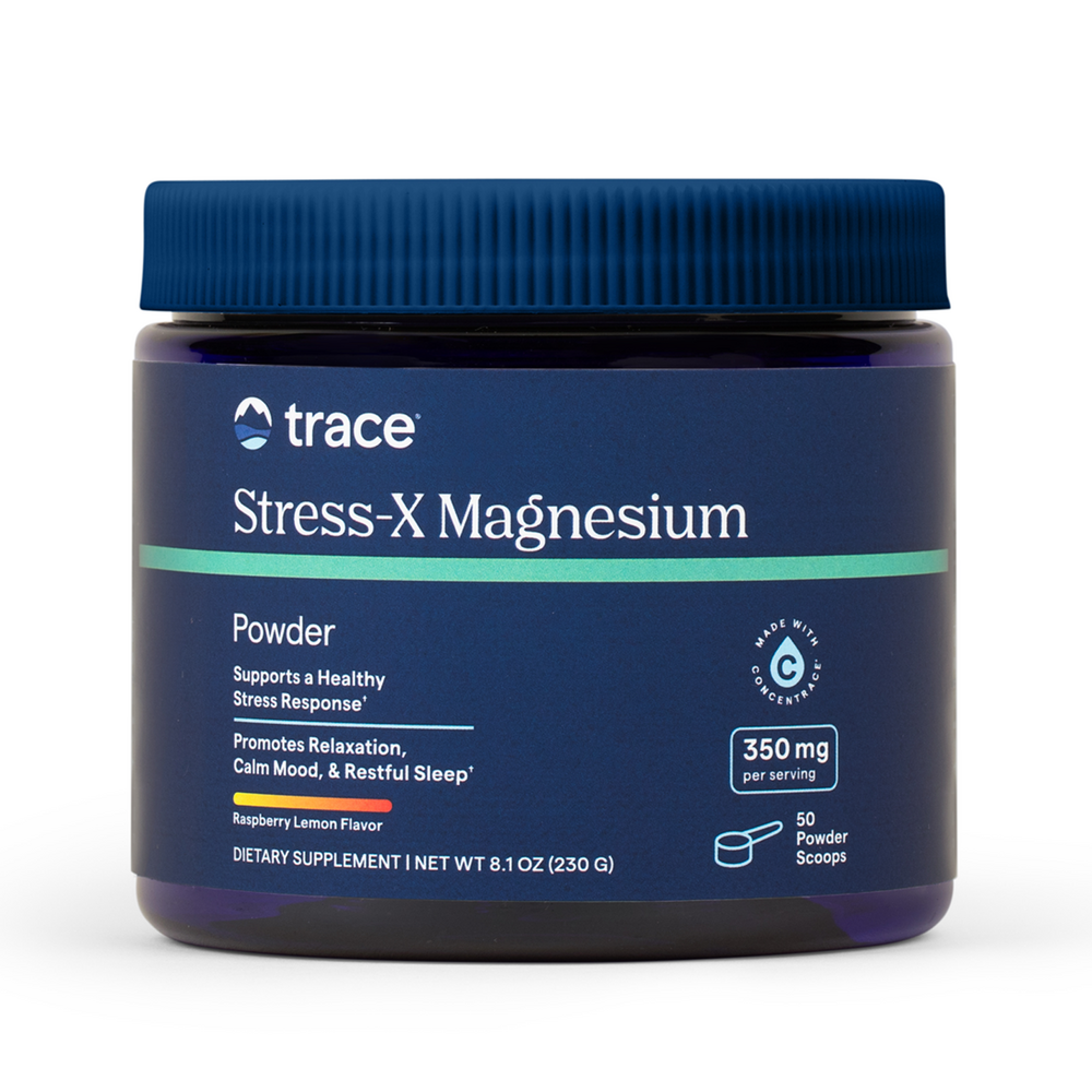 Curated visual reference: Stress Reduction For Trace Minerals Reference: Stress X Magnesium Powder Raspberry Lemon T0352