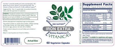 Iron Extra 60 caps Curated Wellness