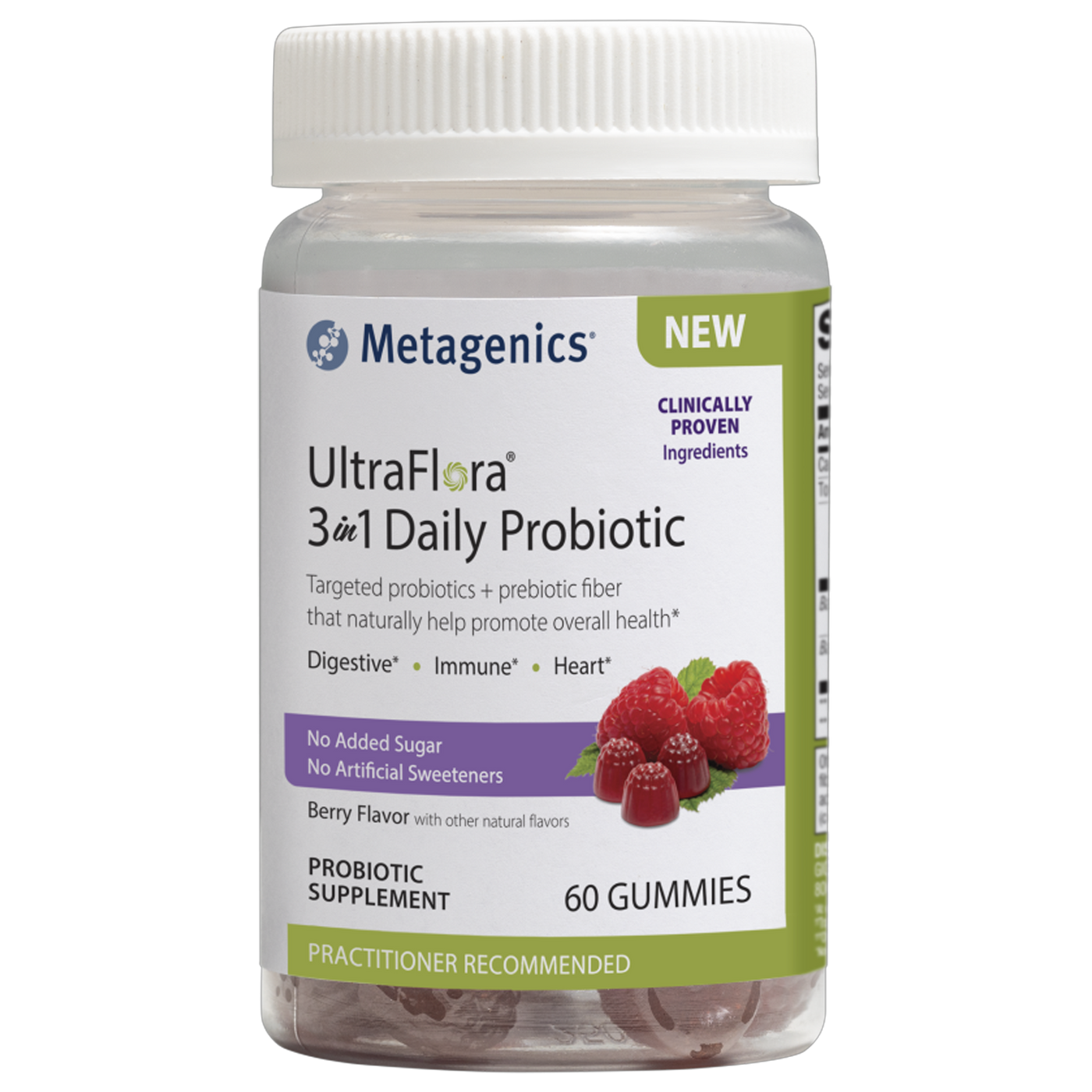 UltraFlora 3 in 1 Daily Probiotic 60ct Curated Wellness