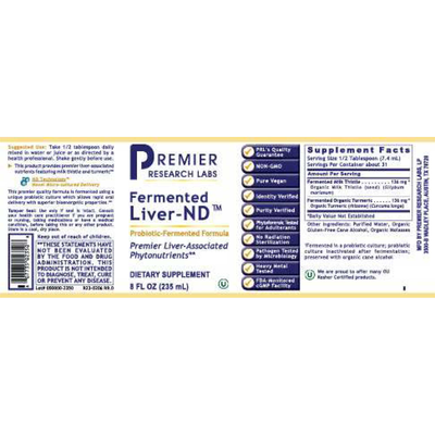 Fermented Liver-ND 8 fl oz Curated Wellness