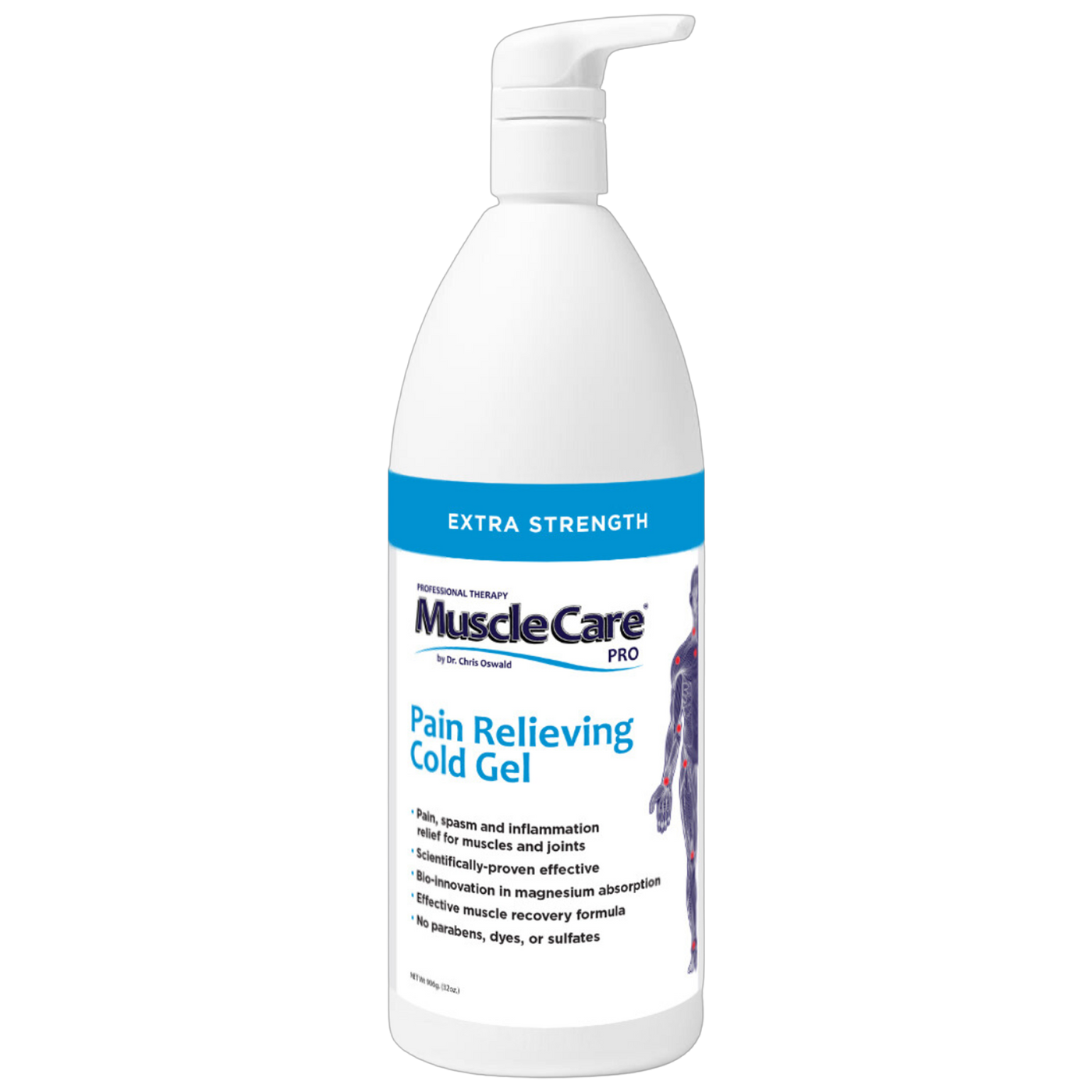 MuscleCare Cold Gel 32oz Curated Wellness