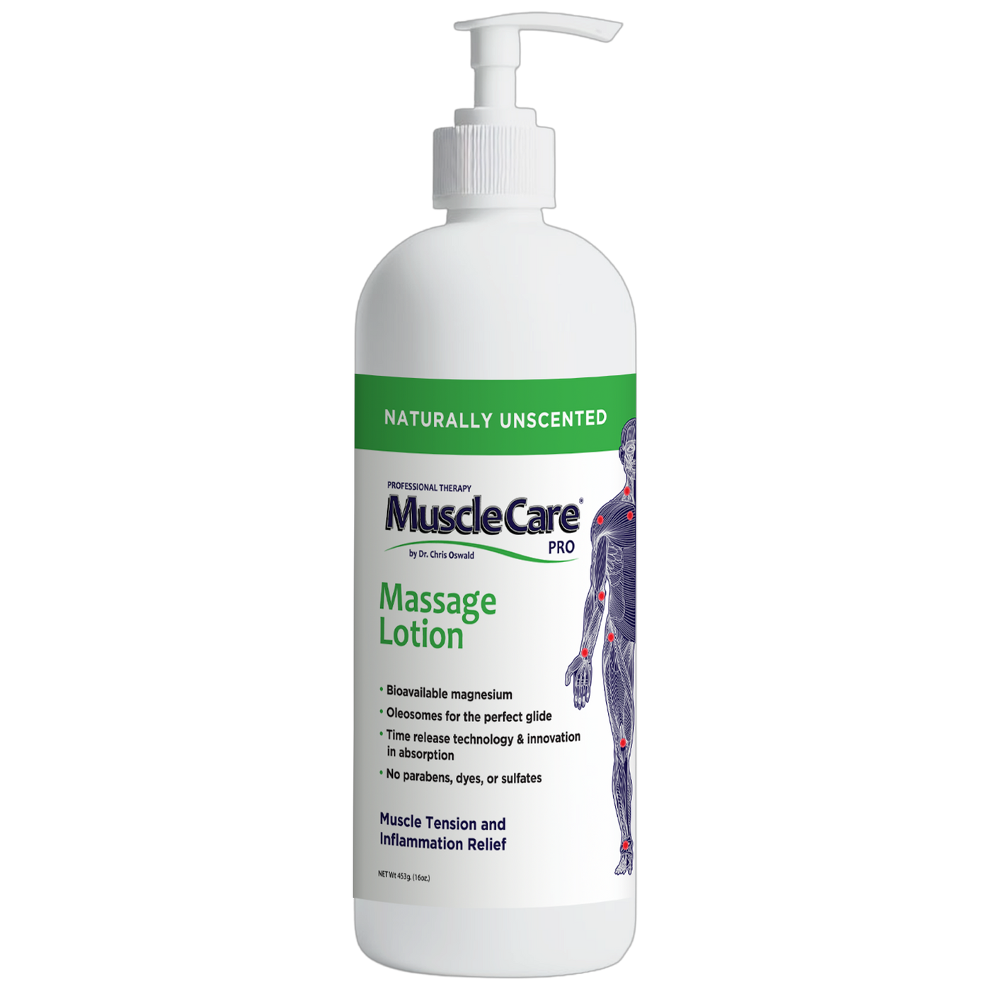 Massage lotion 16oz Curated Wellness