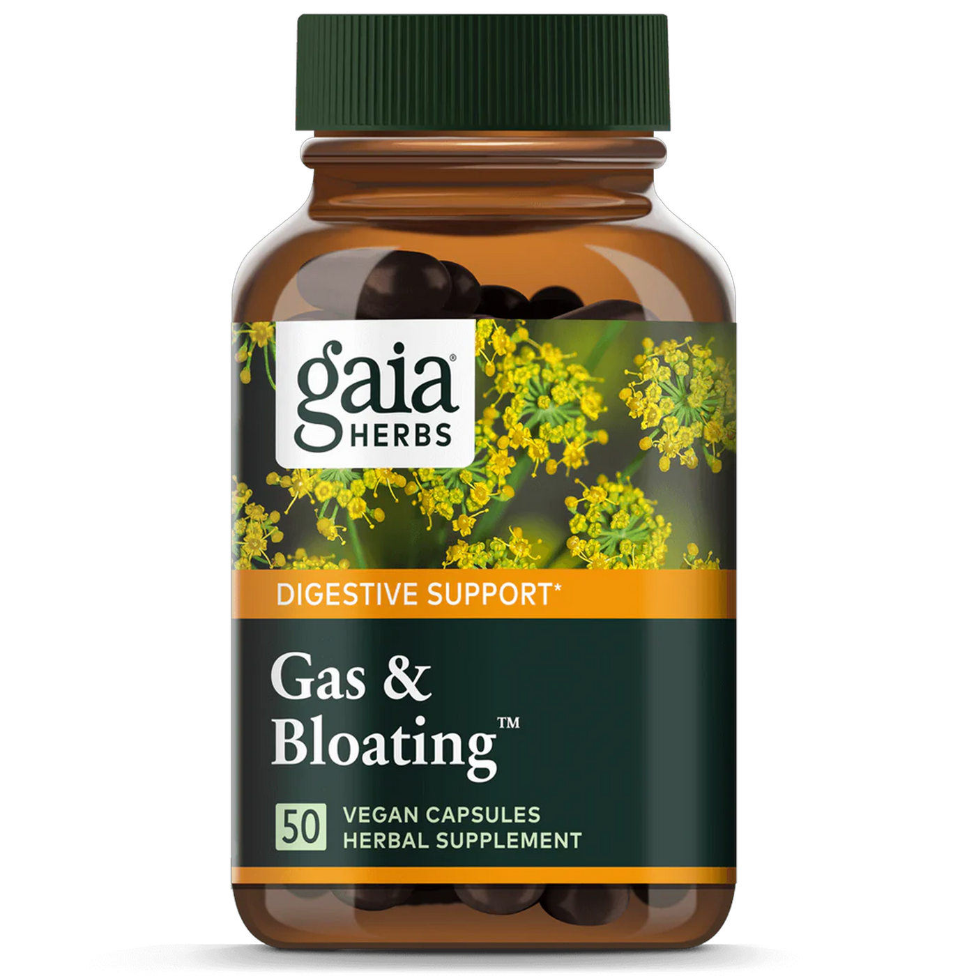 Gas & Bloating 50 caps Curated Wellness
