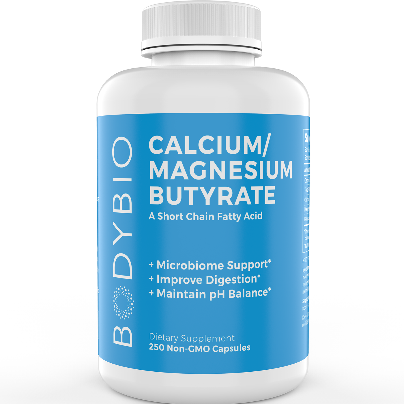 Cal-Mag Butyrate 250 caps Curated Wellness