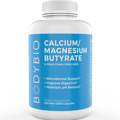 Cal-Mag Butyrate 250 caps Curated Wellness