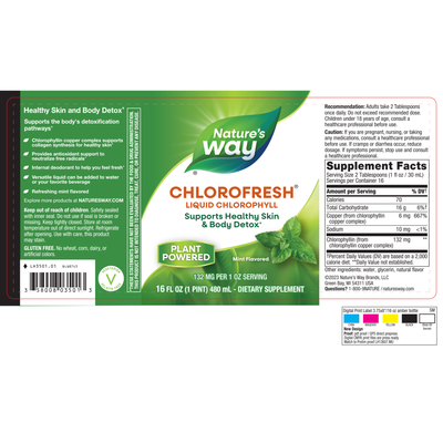 Chlorofresh Liquid Chlorophyll  Curated Wellness