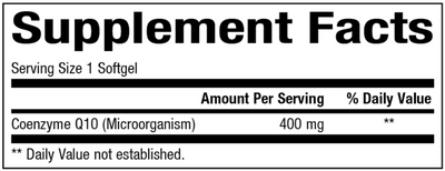 CoQ10 400 mg 30 gels Curated Wellness