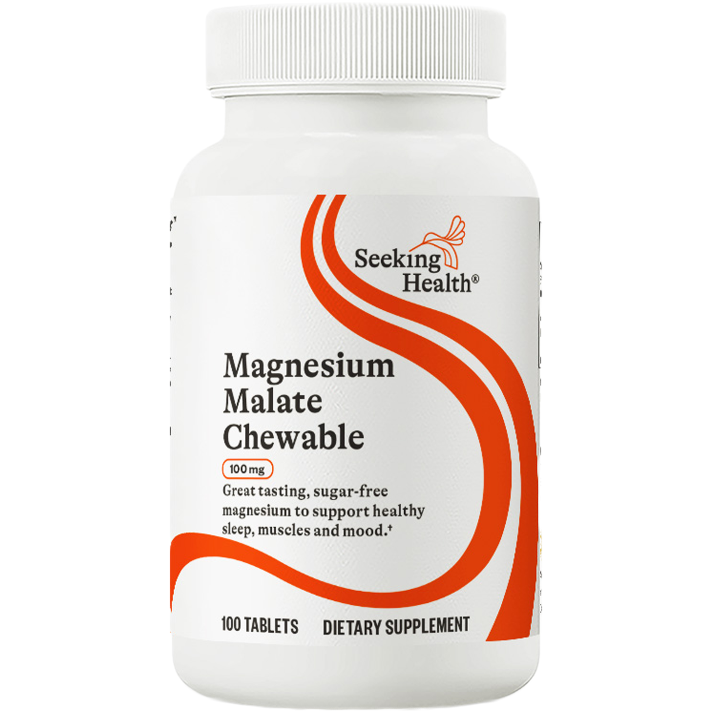 Magnesium Malate Chewable 100 tabs Curated Wellness