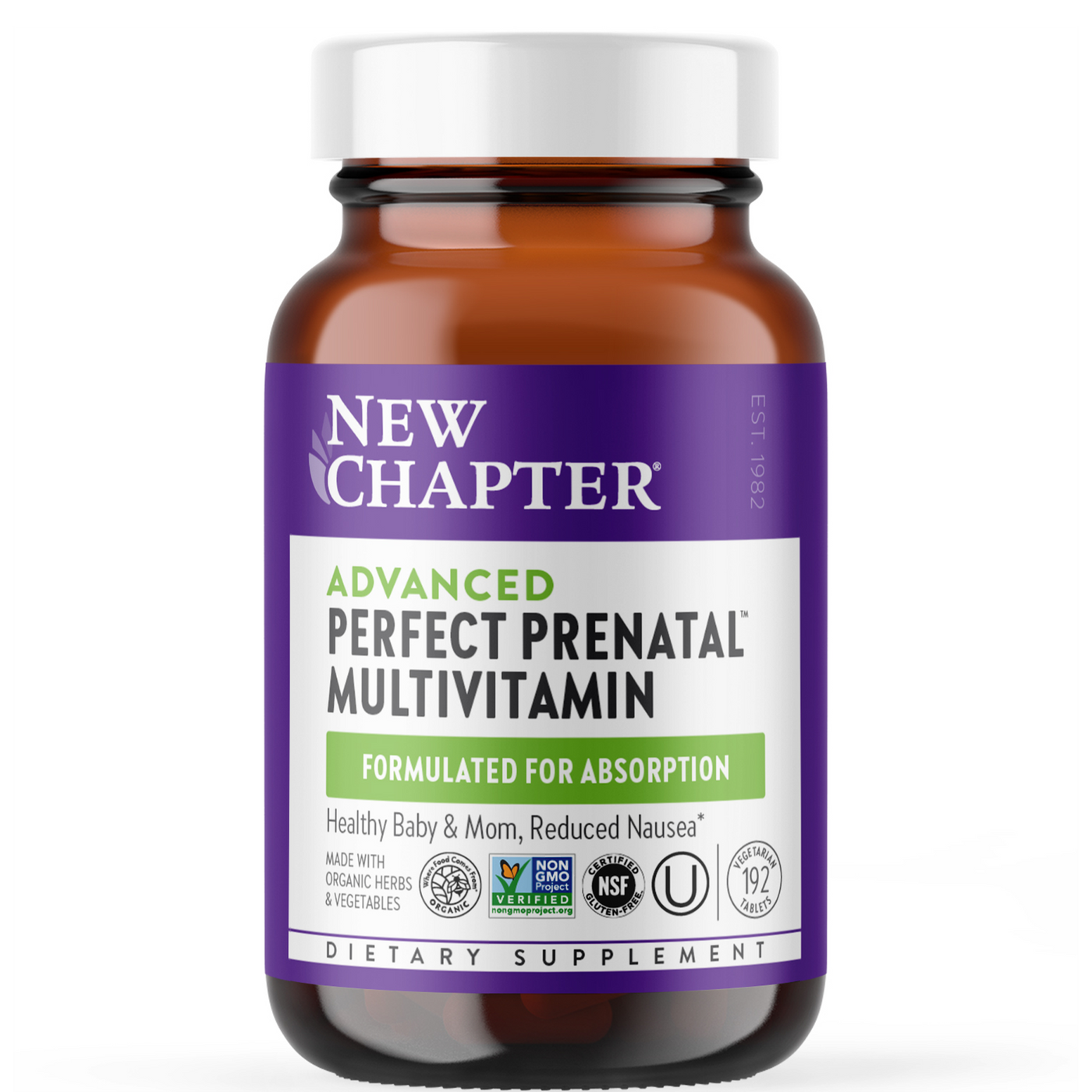 Advanced Perfect Prenatal 192 tabs Curated Wellness