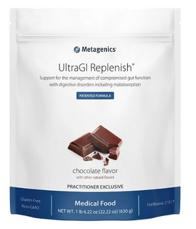 UltraGI Replenish Chocolate 14 serv Curated Wellness