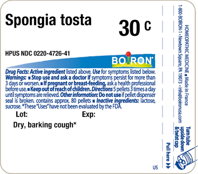 Spongia tosta 30C 80 plts Curated Wellness