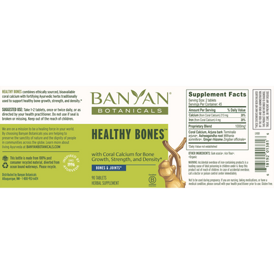 Healthy Bones 90 tabs Curated Wellness