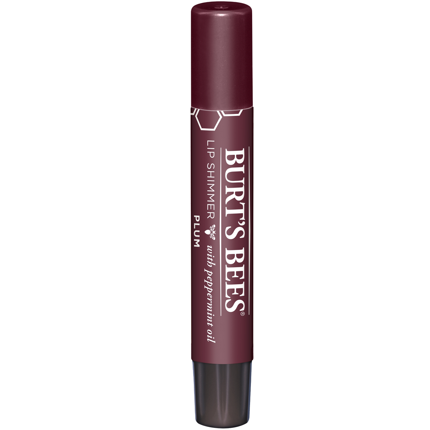 Burt's Bees Lip Shimmer Plum  Curated Wellness