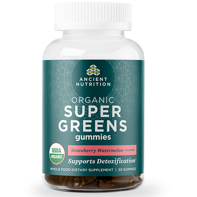 Organic Super Greens Straw/Melon 50 ct Curated Wellness