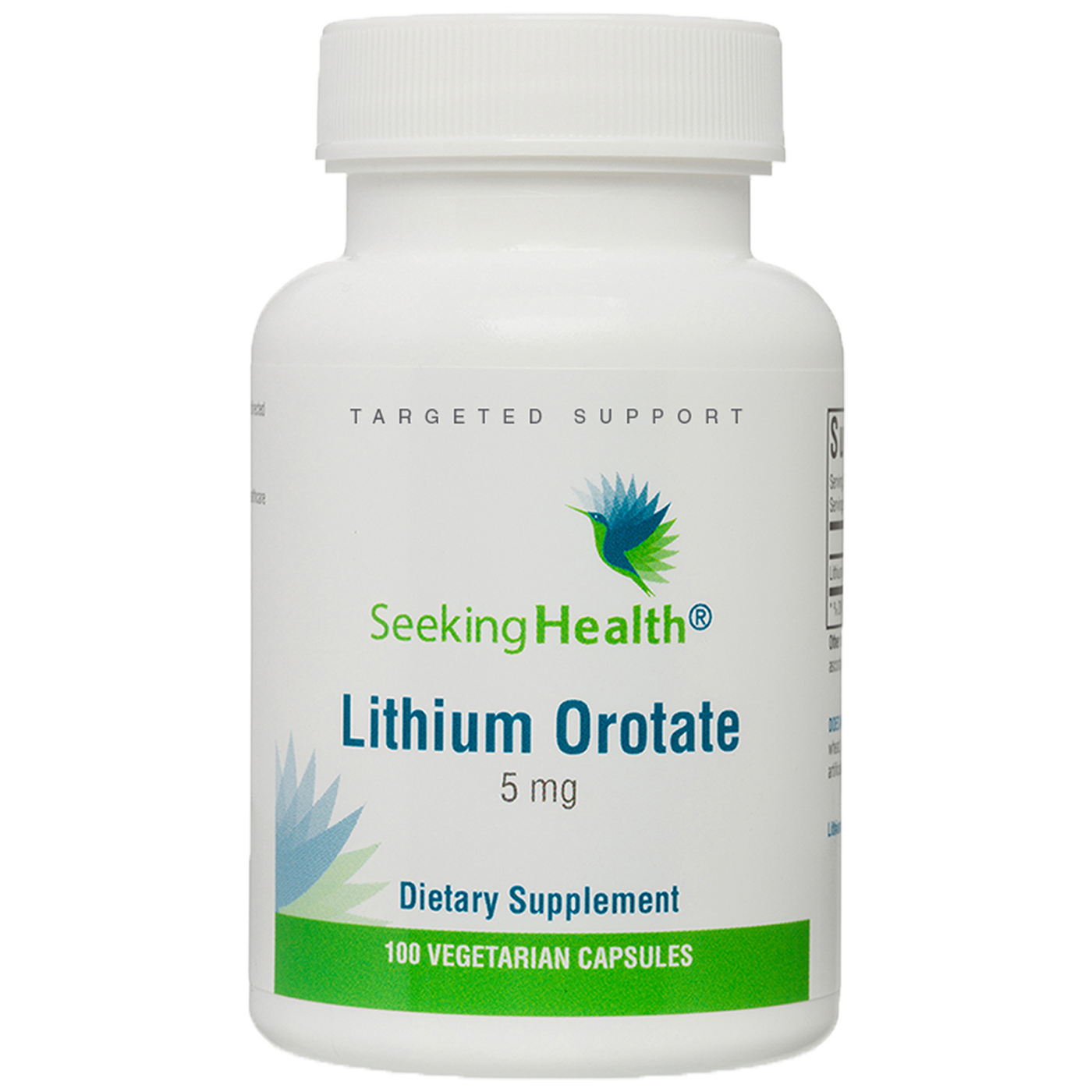 Lithium Orotate 5 mg  Curated Wellness