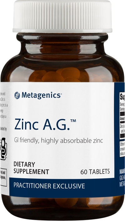 Zinc A.G. 20 mg 60 tabs Curated Wellness