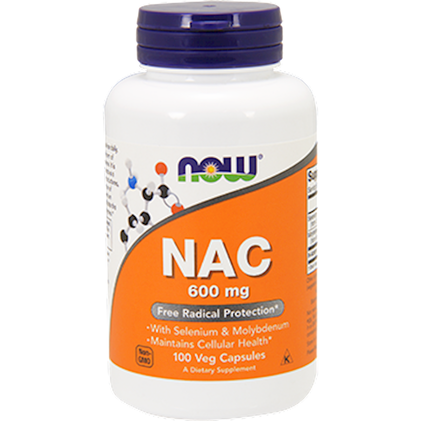 NAC 600 mg 100 vcaps Curated Wellness