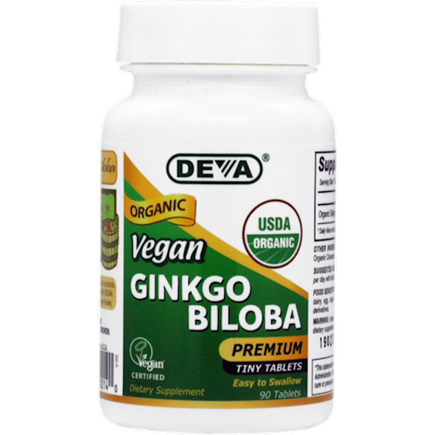 Vegan Ginkgo Biloba Organic  Curated Wellness
