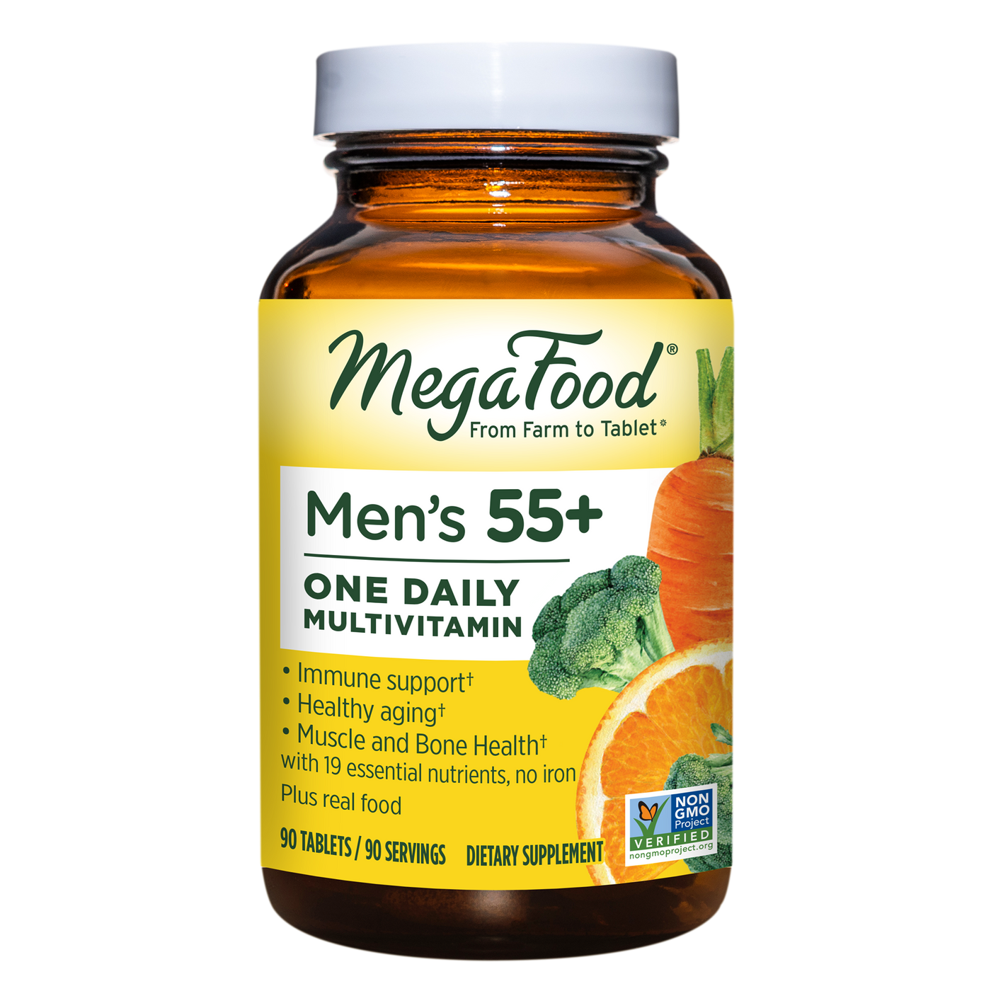 Men Over 55 One Daily 90 vegtabs Curated Wellness