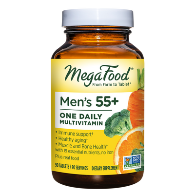 Men Over 55 One Daily 90 vegtabs Curated Wellness