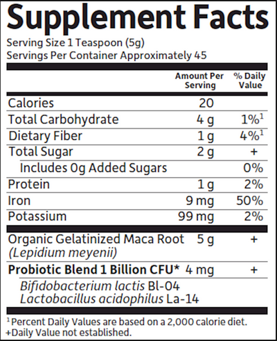 Maca Root Powder Organic  Curated Wellness