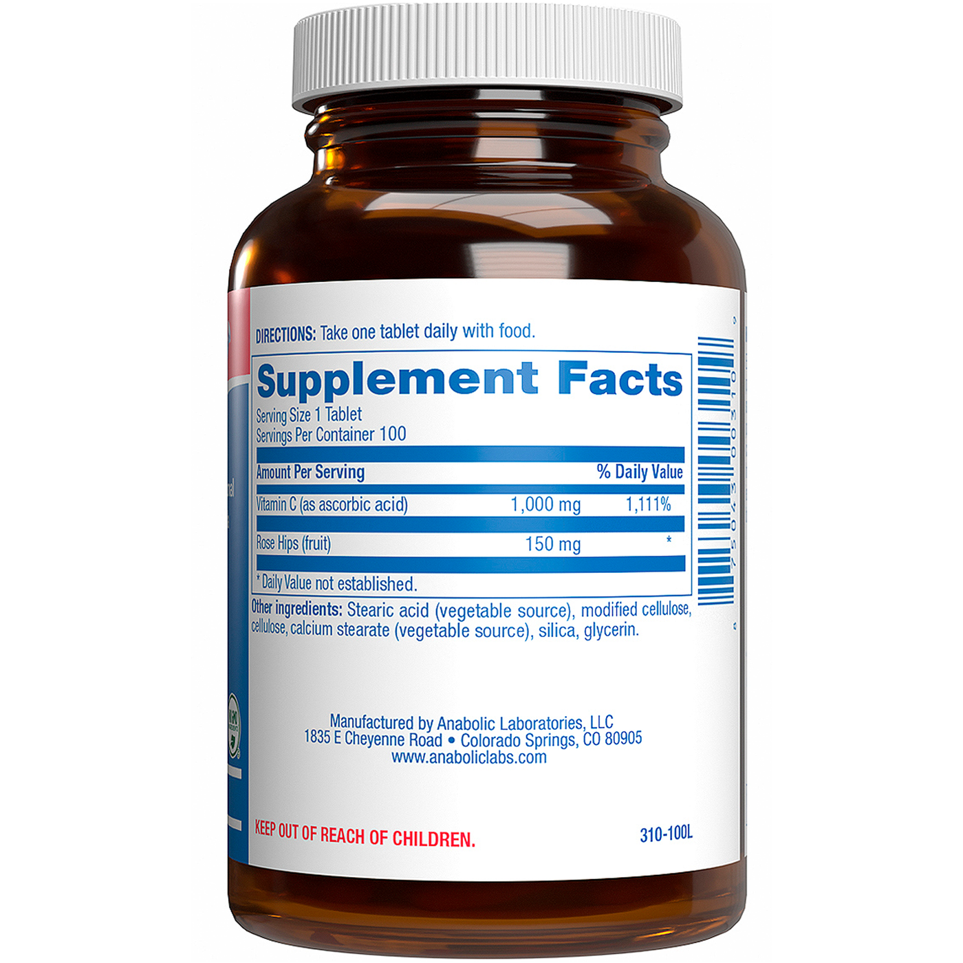 Tri -C 1000 mg 100ct Curated Wellness