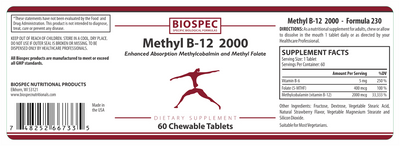 Methyl B-12 2000  Curated Wellness