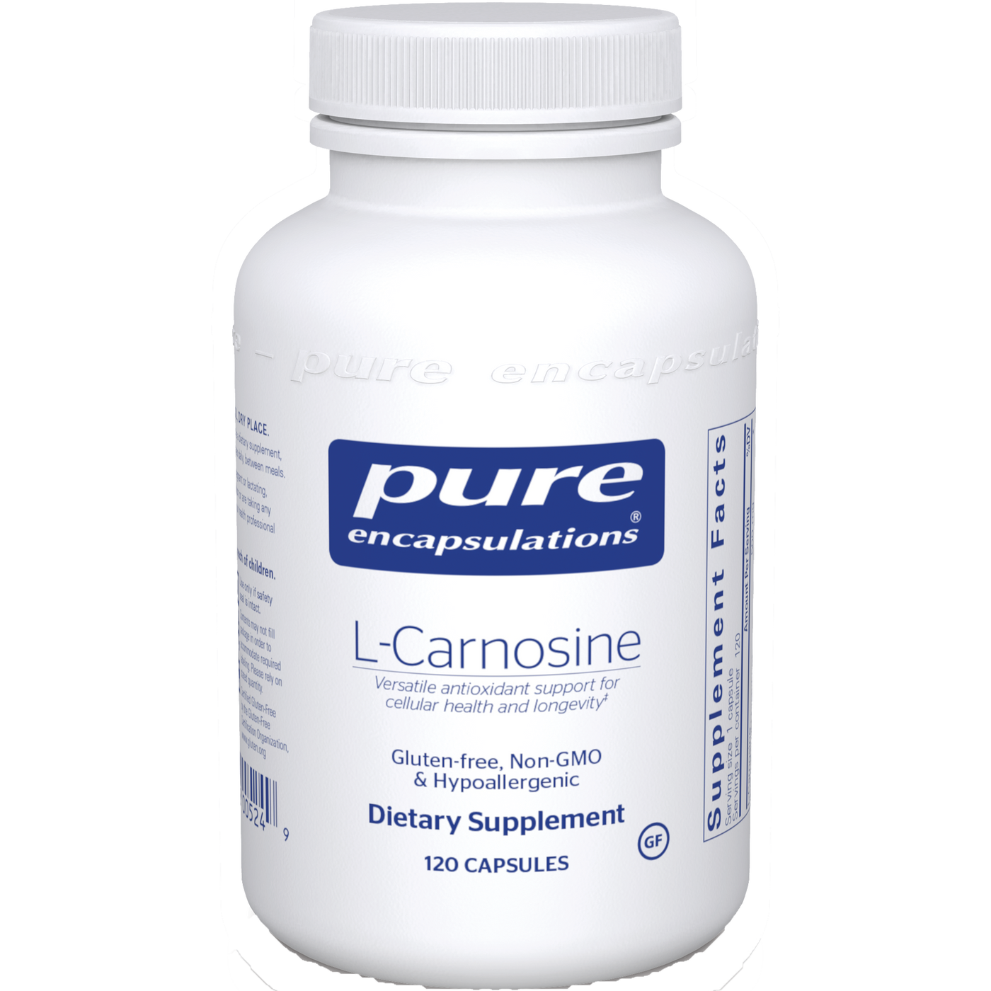 L-Carnosine 500 mg 120 vcaps Curated Wellness