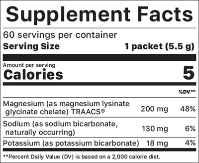 MagSoothe Tart Rasp/Lem 60 Packets Curated Wellness