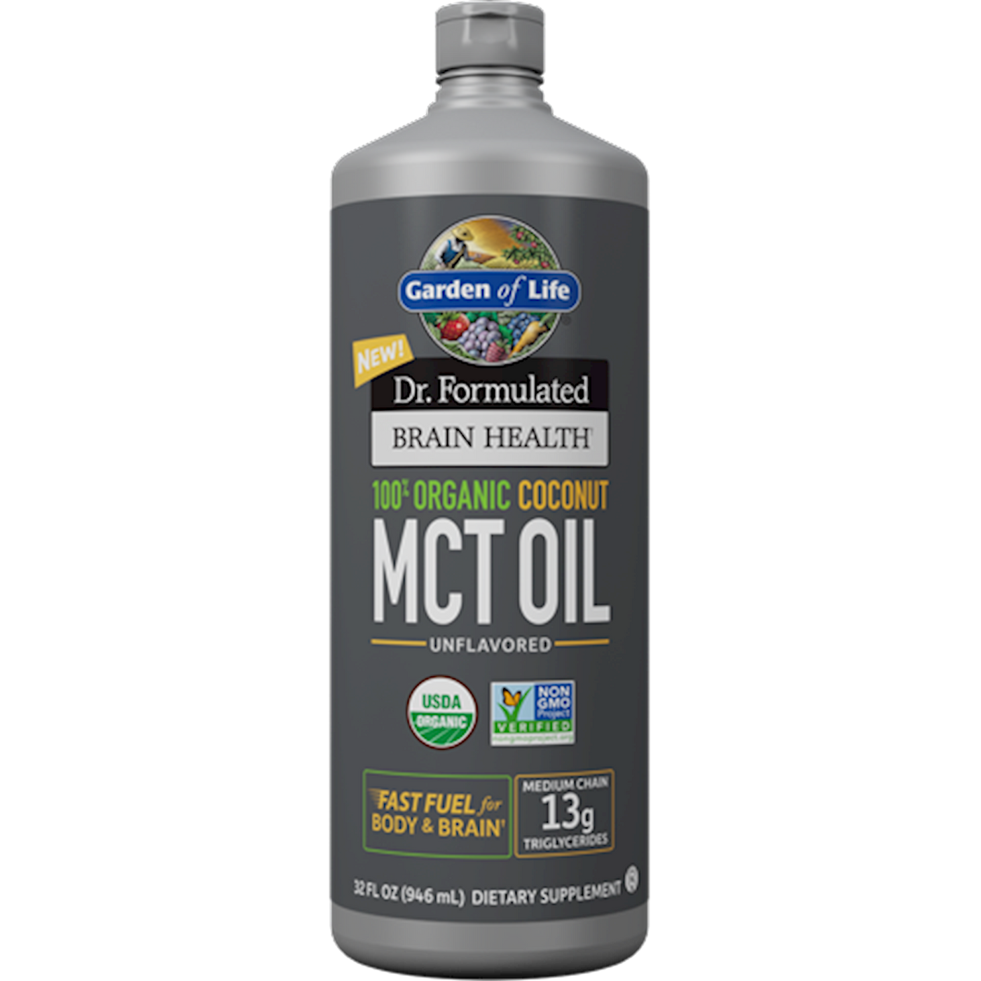 Dr. Formulated MCT Oil 32 fl oz Curated Wellness