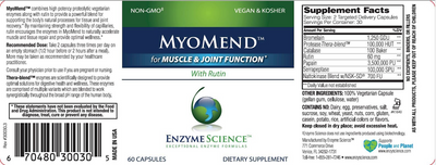 MyoMend 60 Capsules Curated Wellness