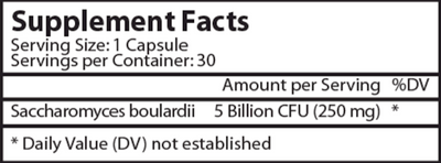 Saccharomyces boulardii 30 caps Curated Wellness