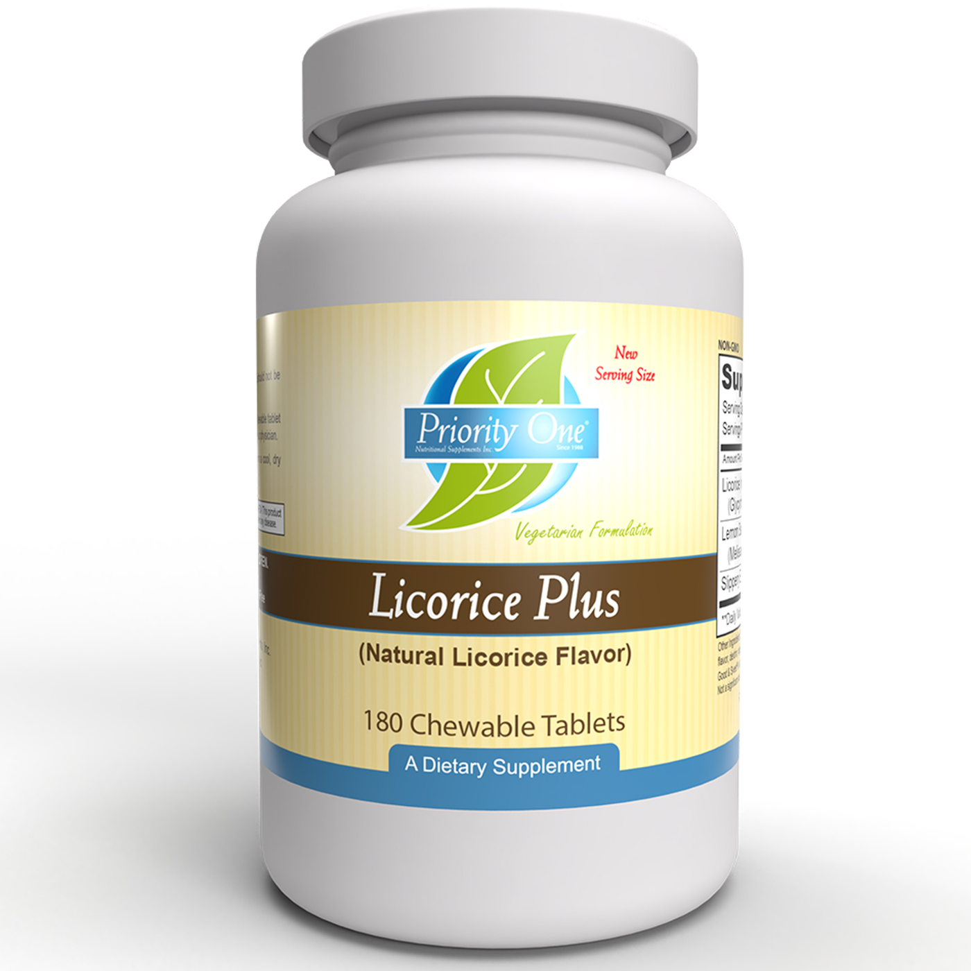 Licorice Plus Chewable 180 tabs Curated Wellness