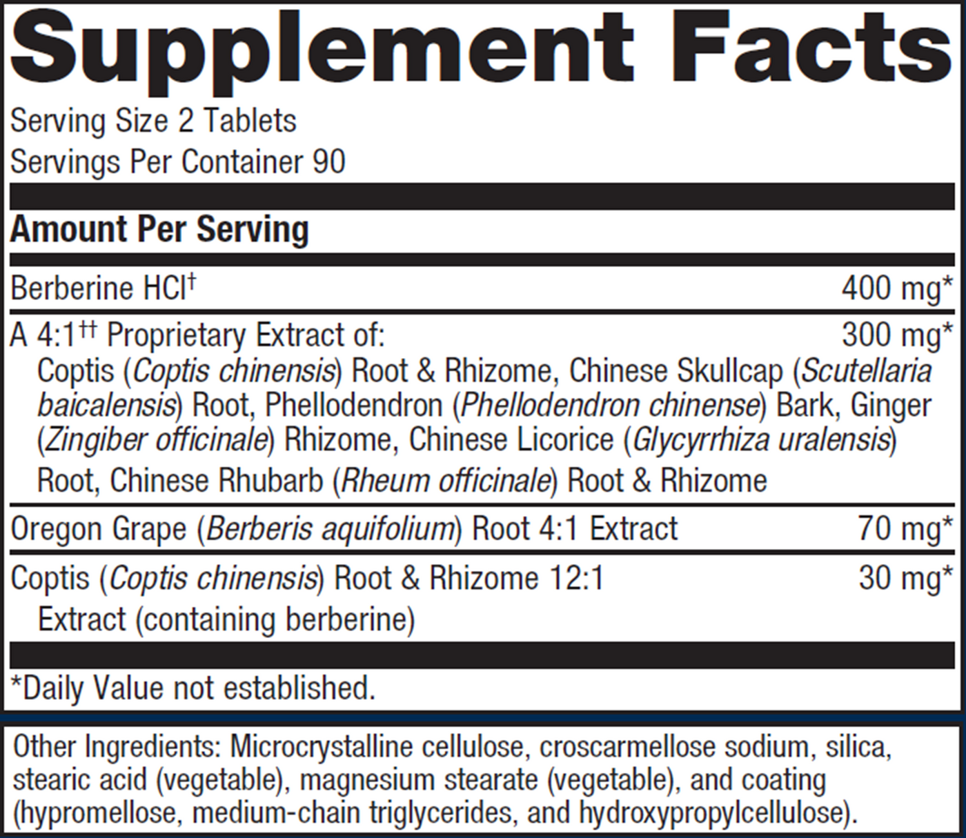 CandiBactin - BR 180 tabs Curated Wellness