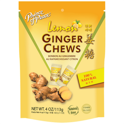 Ginger Chews Lemon 28 Curated Wellness