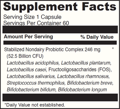 Mega Probiotic-ND 50  Curated Wellness