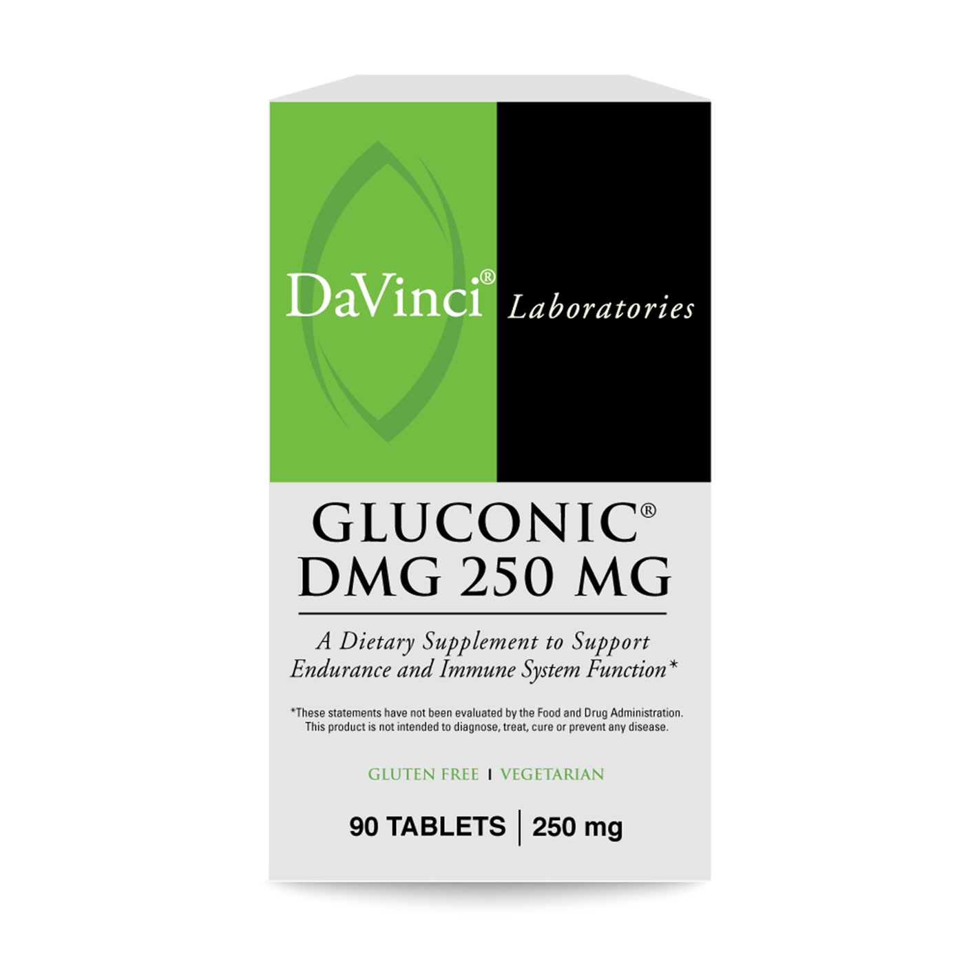 Gluconic DMG 250 mg 90 tabs Curated Wellness