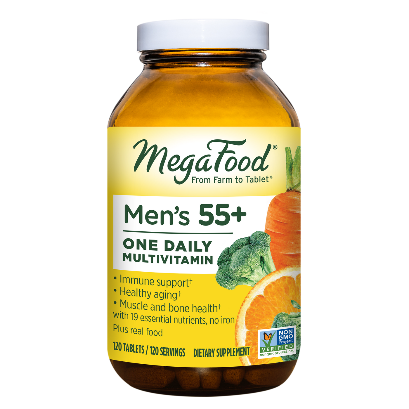 Men Over 55 One Daily 120 vegtabs Curated Wellness