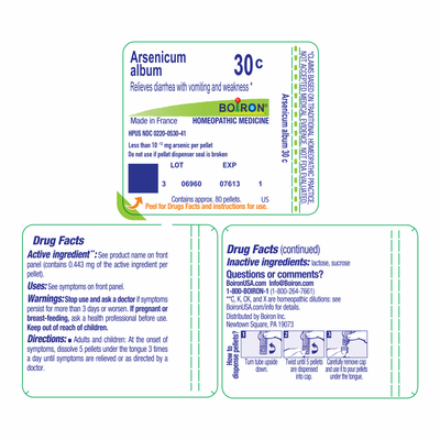 Arsenicum album 30C 80 plts Curated Wellness