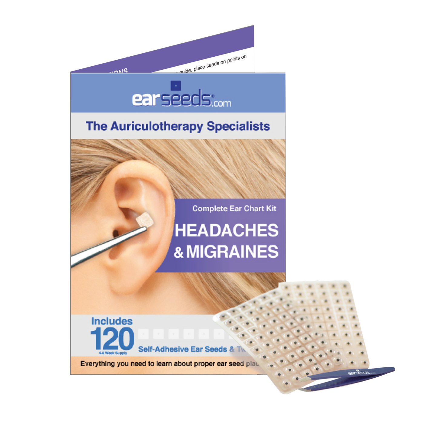 Headaches / Migraines Ear Seed 1 Kit Curated Wellness
