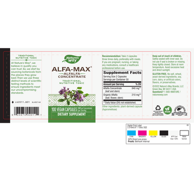 Alfa Max 840 mg  Curated Wellness