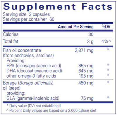 VisionPro EPA/DHA/GLA 180 caps Curated Wellness