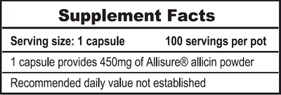 Allimax PRO 450 mg  Curated Wellness