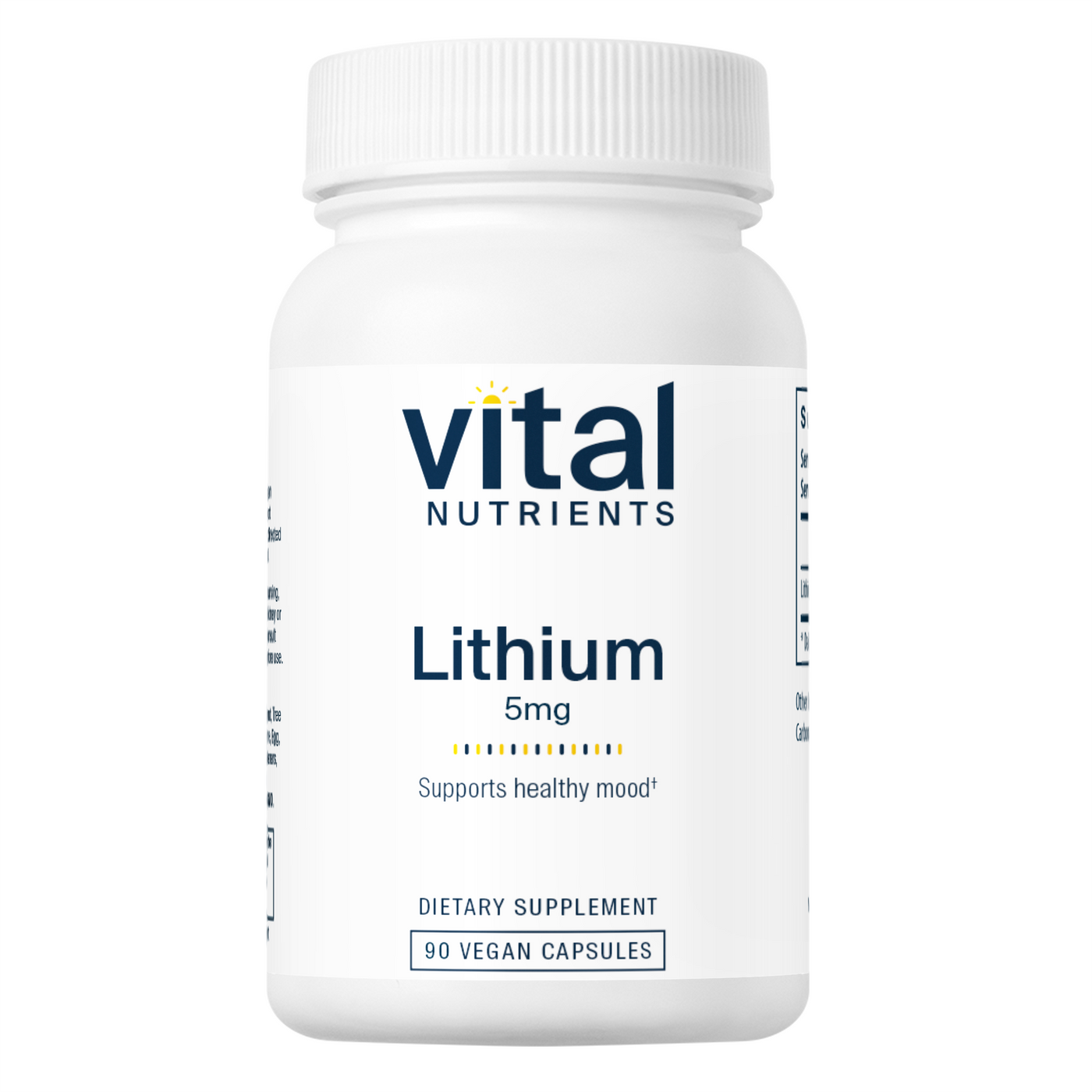 Lithium (orotate) 5 mg  Curated Wellness