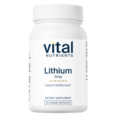 Lithium (orotate) 5 mg  Curated Wellness