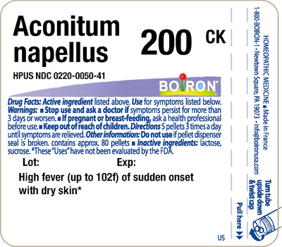 Aconitum napellus 200CK 80 plts Curated Wellness