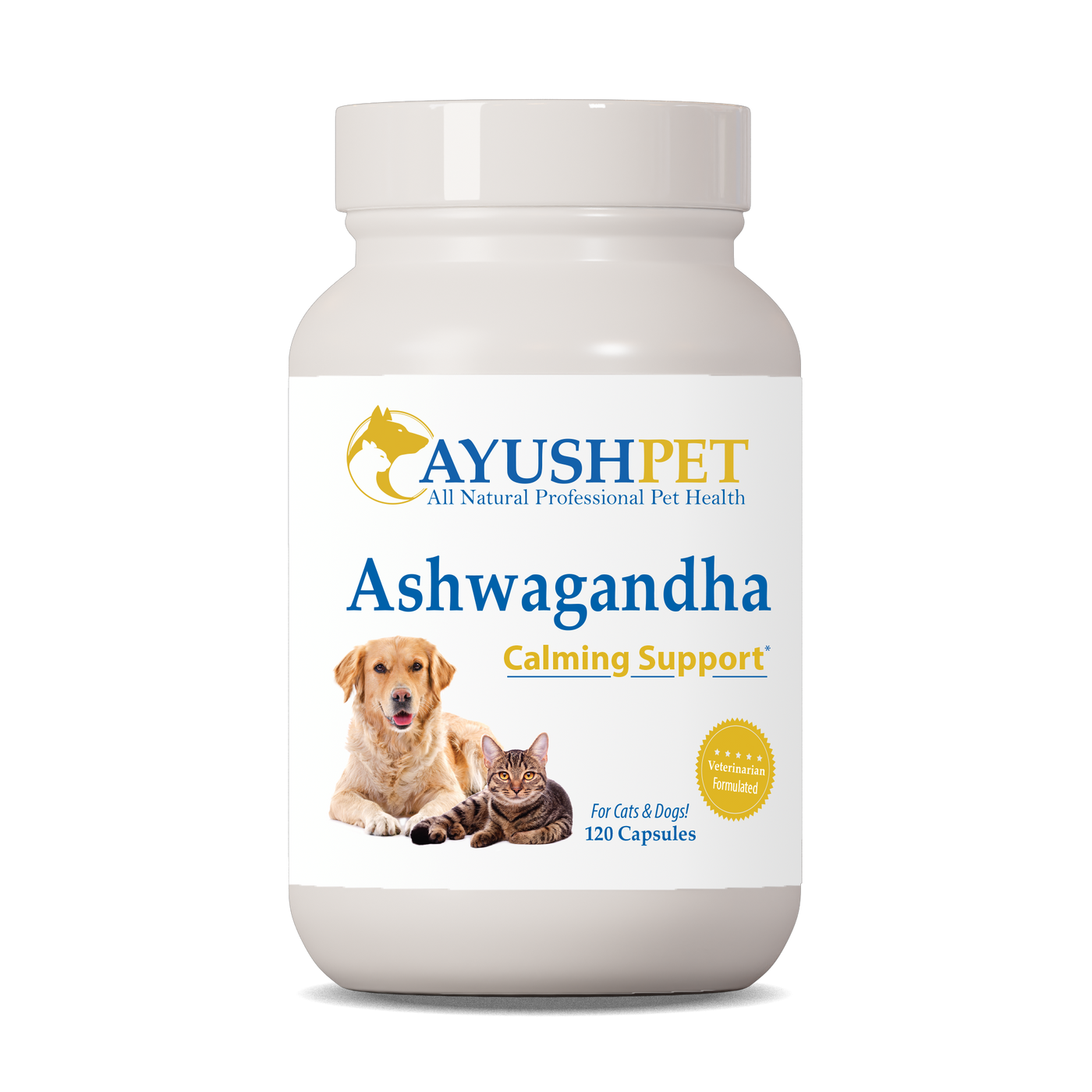 Stress Support Ashwagandha 120 caps Curated Wellness