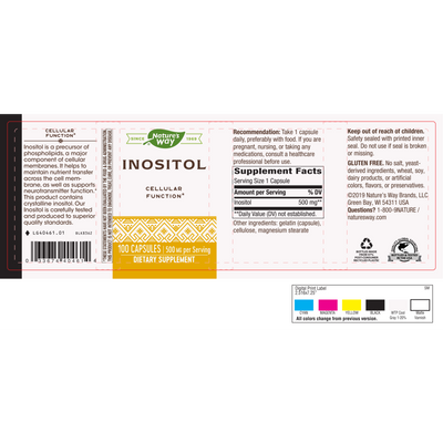 Inositol 500 mg  Curated Wellness