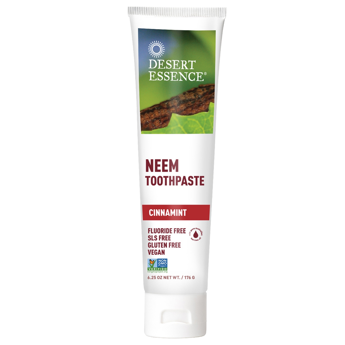 Natural Neem Toothpaste Cinnamint 6.25oz Curated Wellness