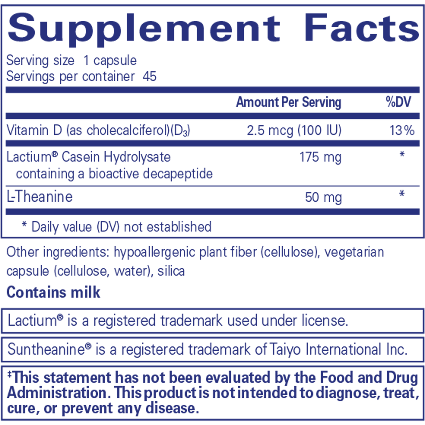 Sereniten Plus 45 caps Curated Wellness